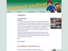 Tablet Screenshot of netzwerk-verdingt.ch